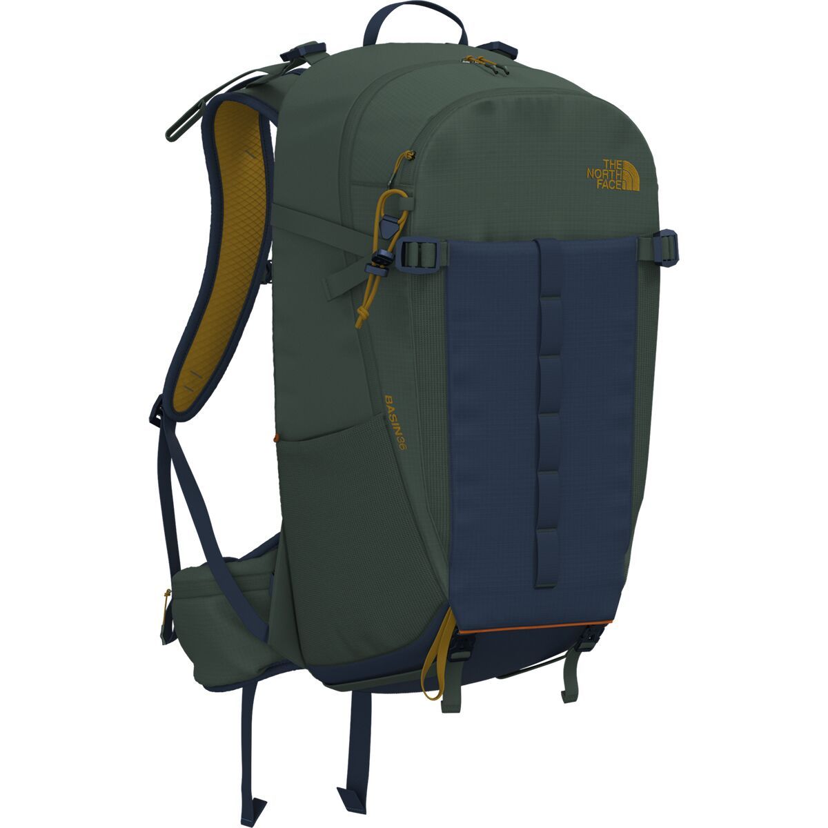 Image of The North Face Basin 36L Backpack Duck Green/Shady Blue, One Size