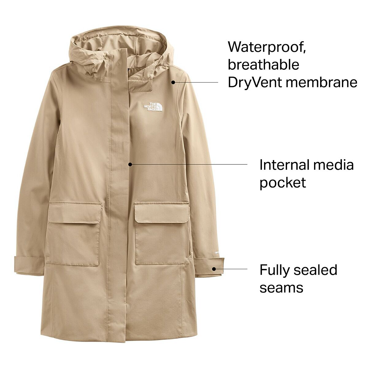 The North Face City Breeze Rain II Parka - Women