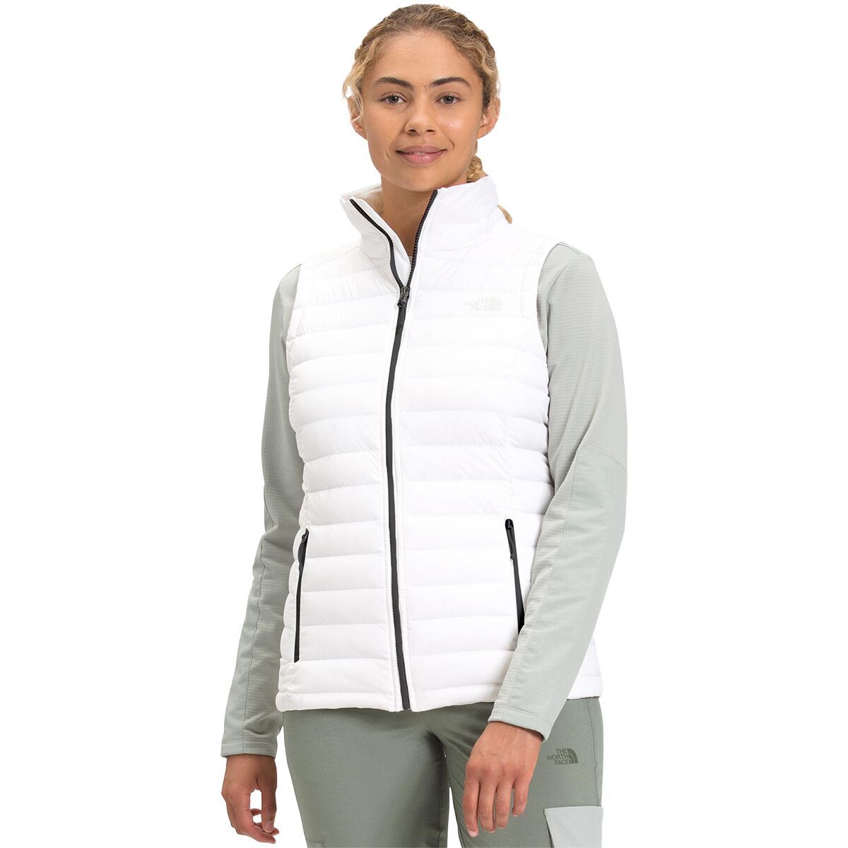 The North Face Stretch Down Vest - Women's TNF White, S