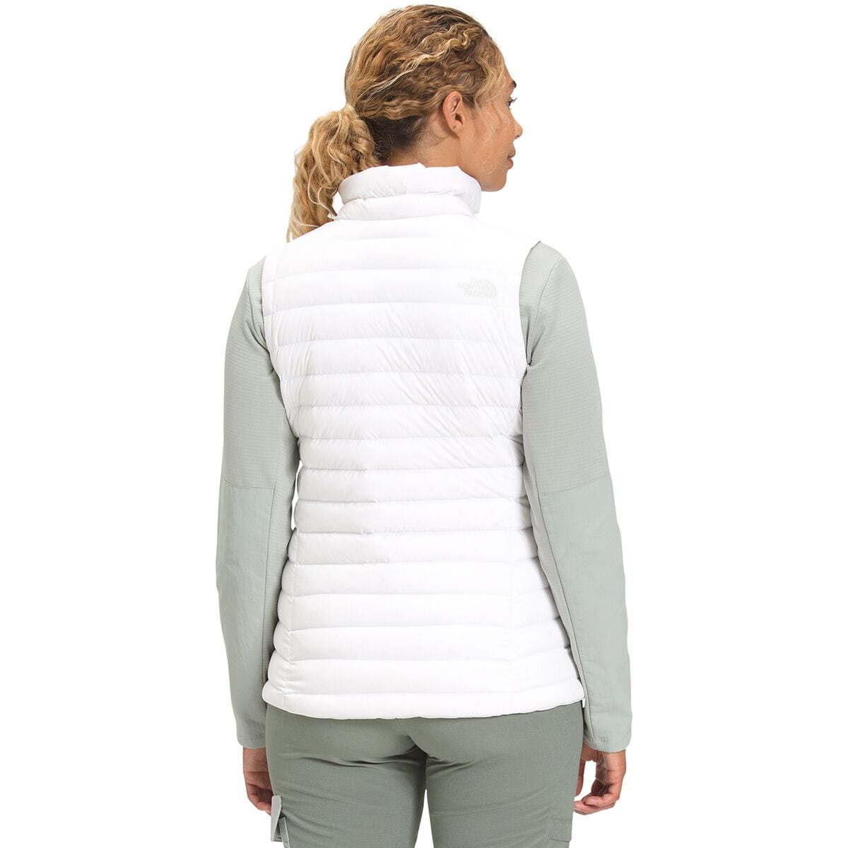 North face women's stretch down vest top