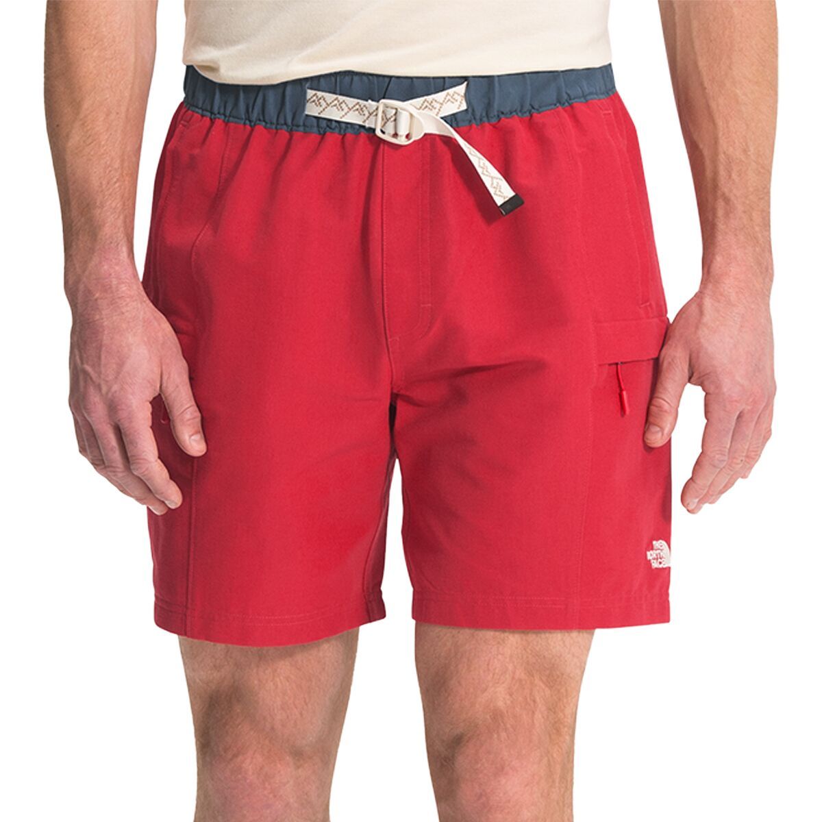 The North Face Class V Belted Trunk - Men's Rococco Red/Vintageindigo, L/Short