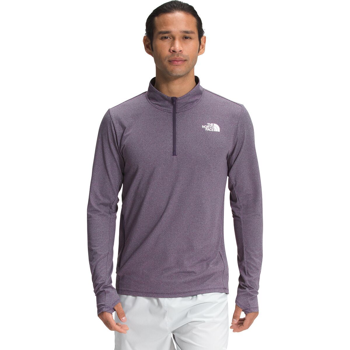 grey north face top