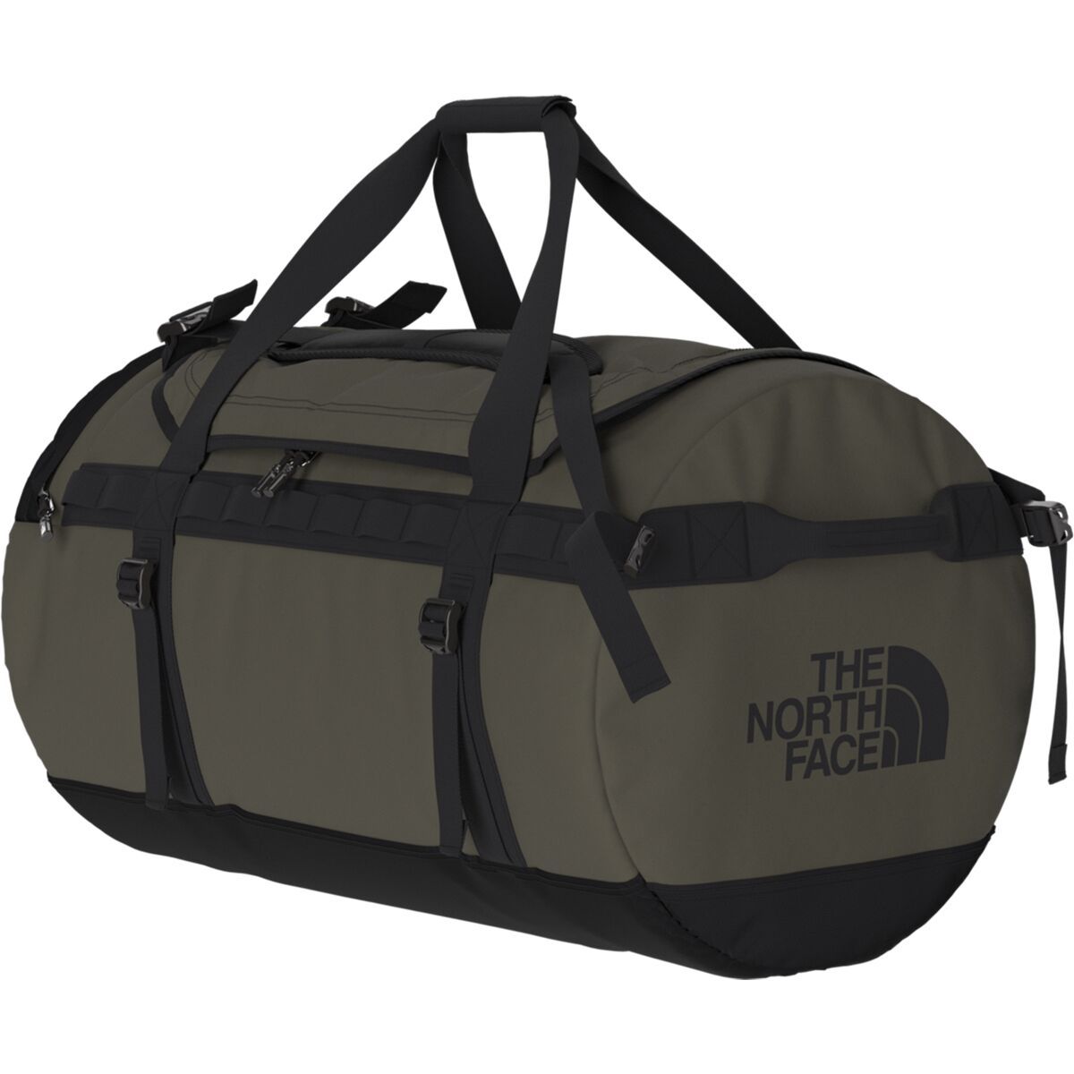 Image of The North Face Base Camp L 95L Duffel Bag New Taupe Green/TNF Black-NPF, One Size