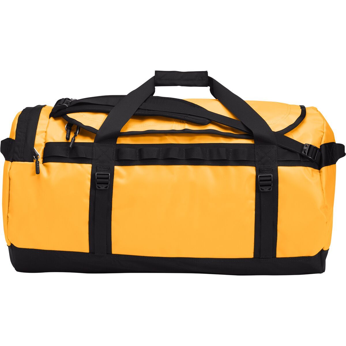 Image of The North Face Base Camp L 95L Duffel Bag Summit Gold/TNF Black-NPF, One Size