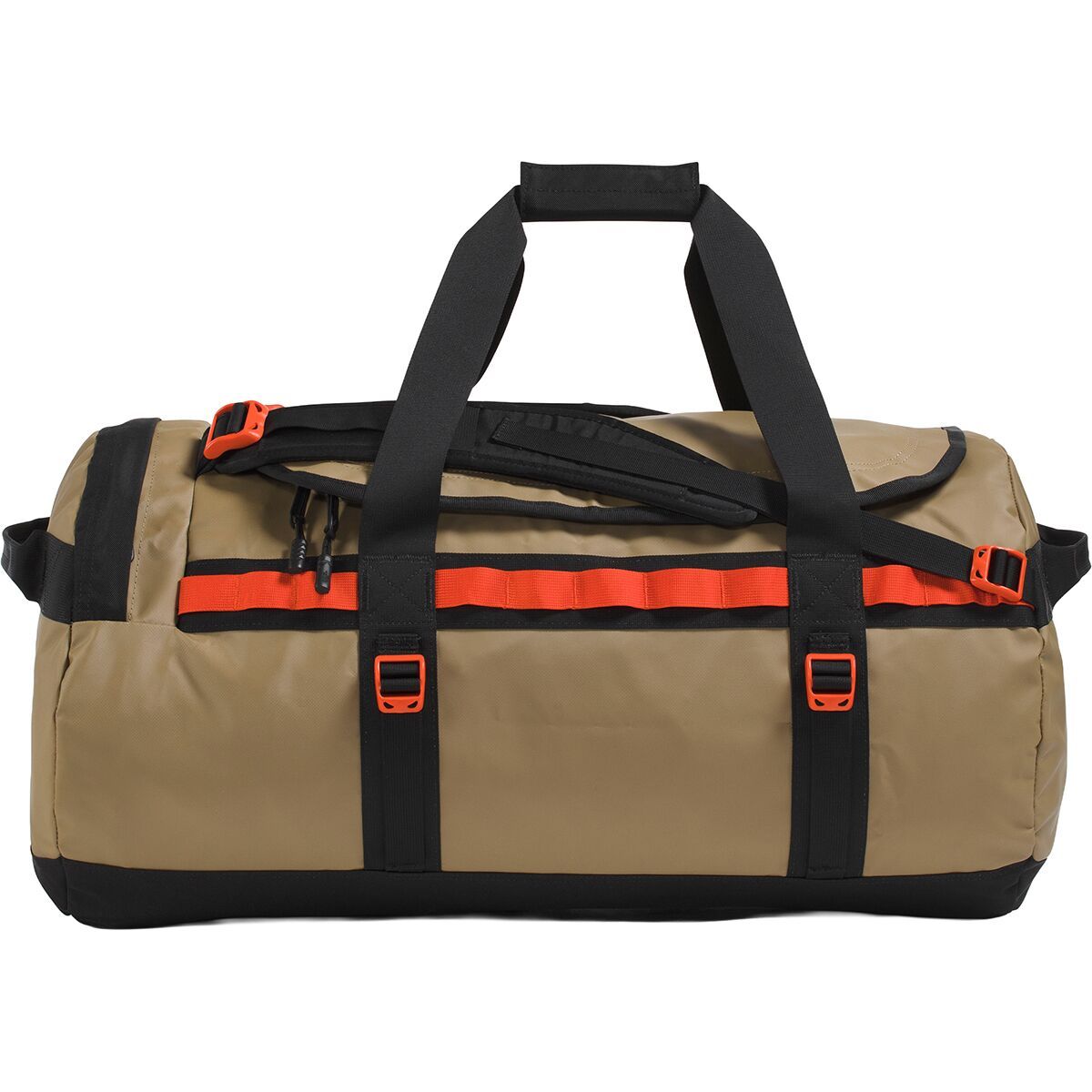 Image of The North Face Base Camp M 71L Duffel Bag Cedar/TNF Black/Lava Red, One Size