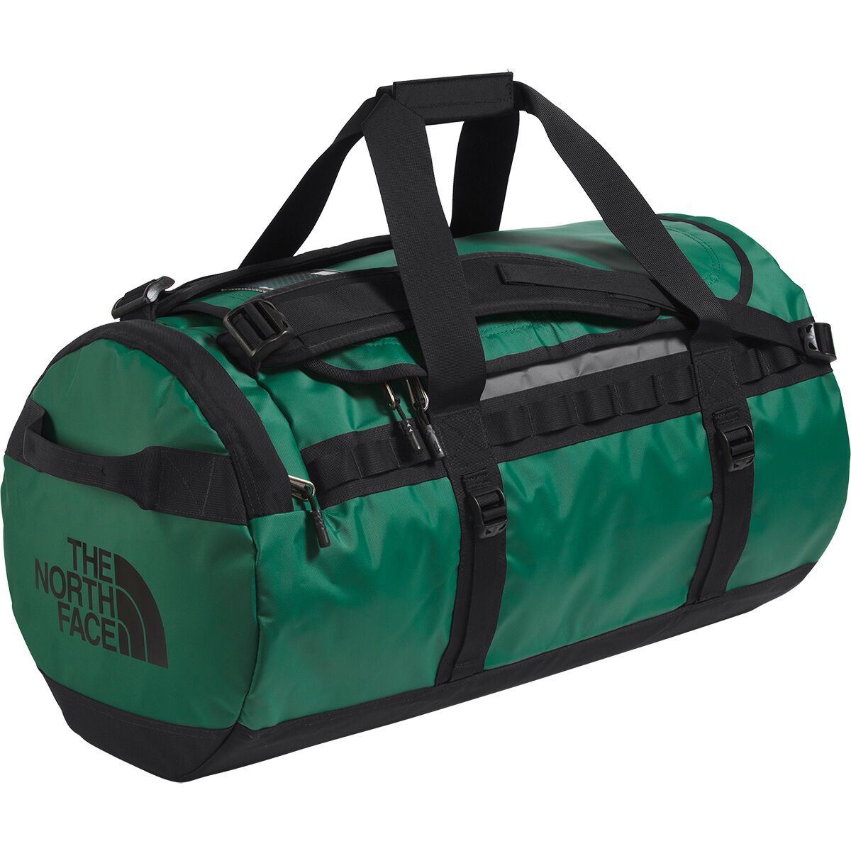 Image of The North Face Base Camp M 71L Duffel Bag Evergreen/TNF Black, One Size