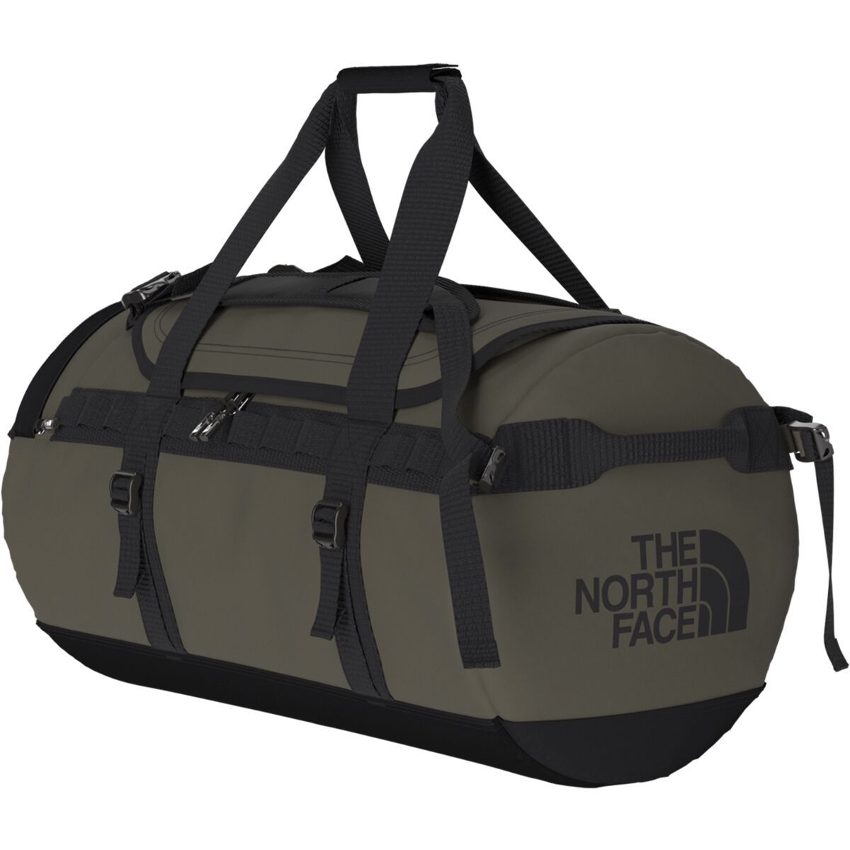 The North Face Base Camp M 71L Duffel Bag New Taupe Green/TNF Black-NPF