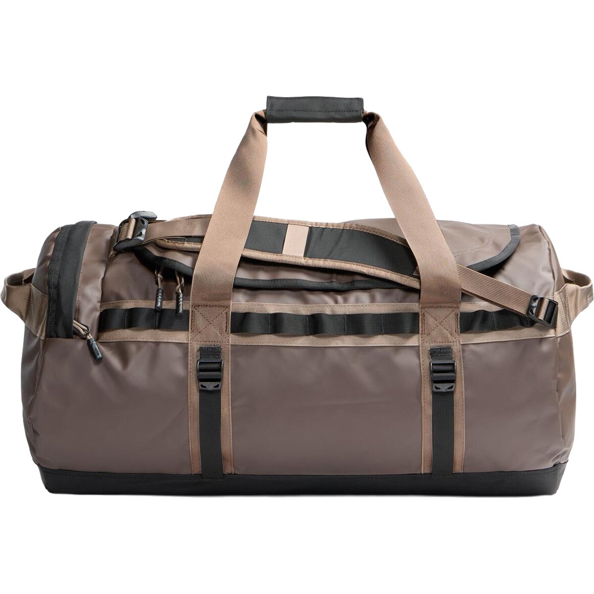 Image of The North Face Base Camp M 71L Duffel Bag Smokey Brown/TNF Black/Garnet, One Size