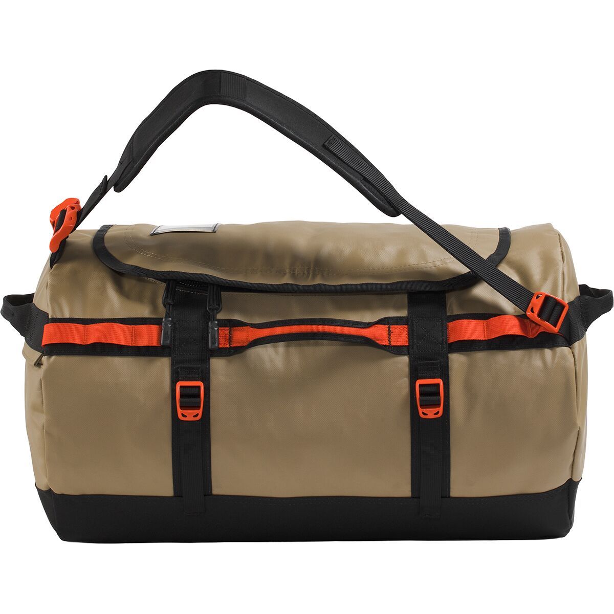 Image of The North Face Base Camp S 50L Duffel Bag Cedar/TNF Black/Lava Red, One Size