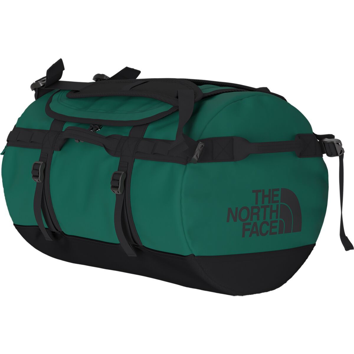 Image of The North Face Base Camp S 50L Duffel Bag Evergreen/TNF Black, One Size
