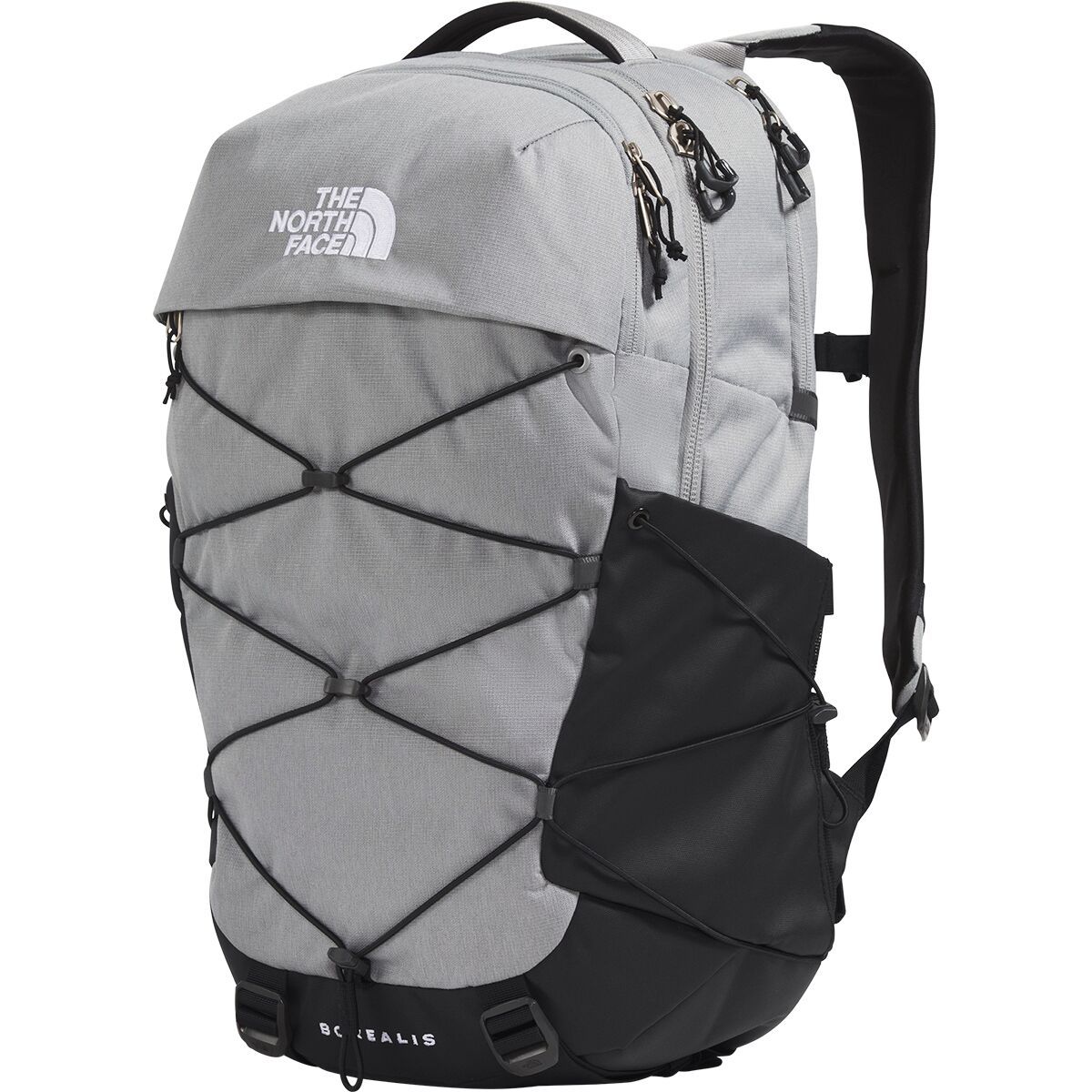 Image of The North Face Borealis 28L Backpack Meld Grey Dark Heather/TNF Black-NPF, One Size