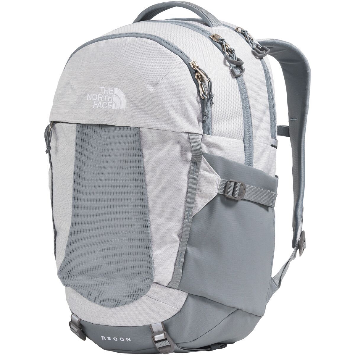 Image of The North Face Recon 30L Backpack - Women's TNF White Metallic Melange/Mid Grey-NPF, One Size