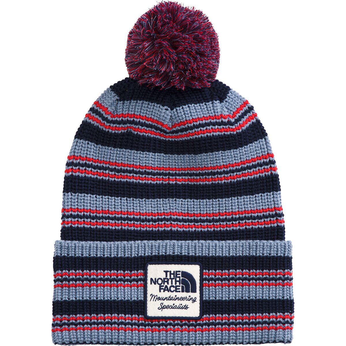 The North Face Heritage Pom Beanie Folk Blue/Multi/Color