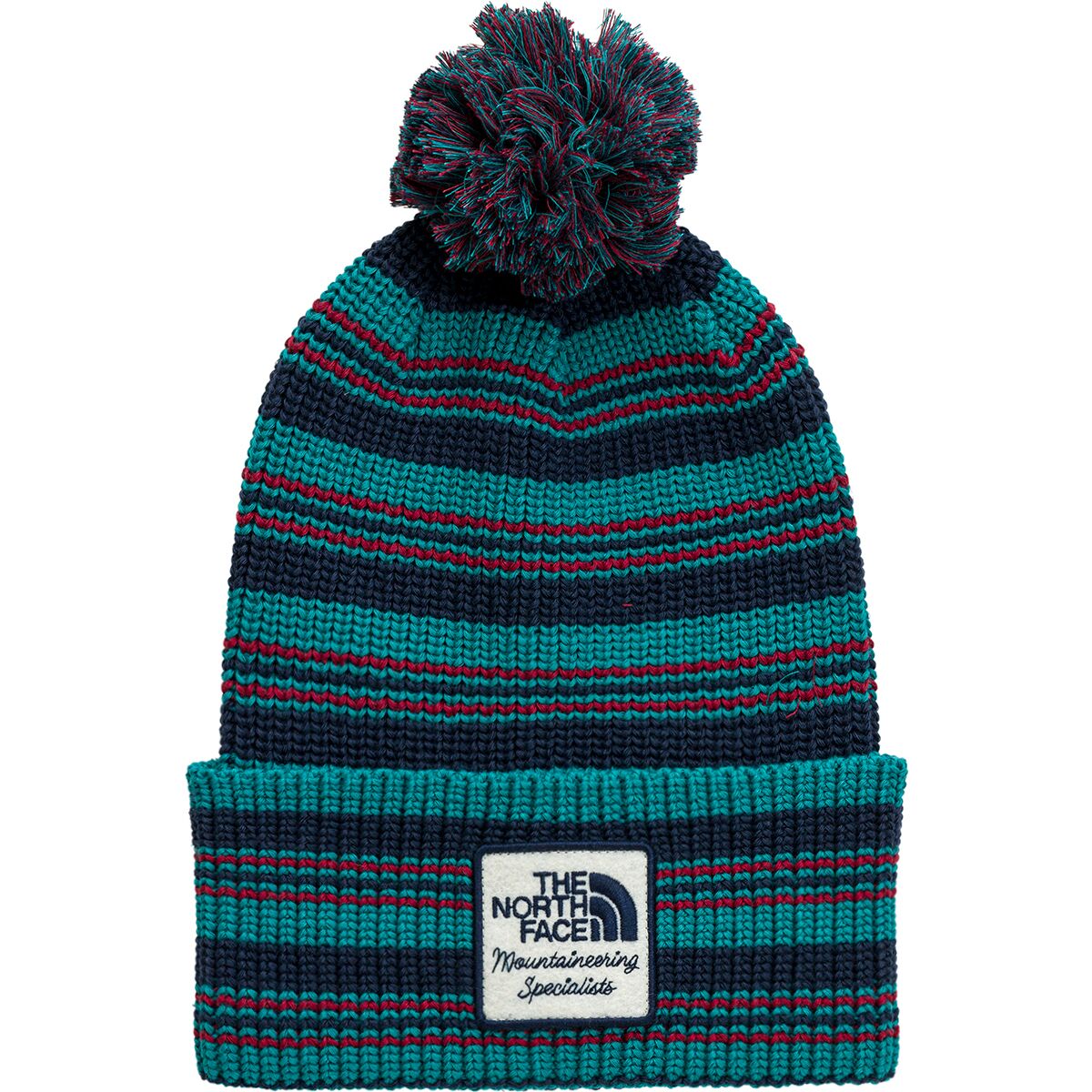 The North Face Heritage Pom Beanie Harbor Blue/Multi/Color