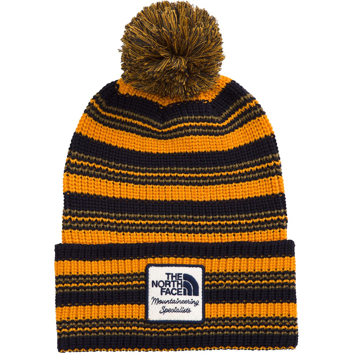 The North Face Heritage Pom Beanie - Military Olive Multi - Each