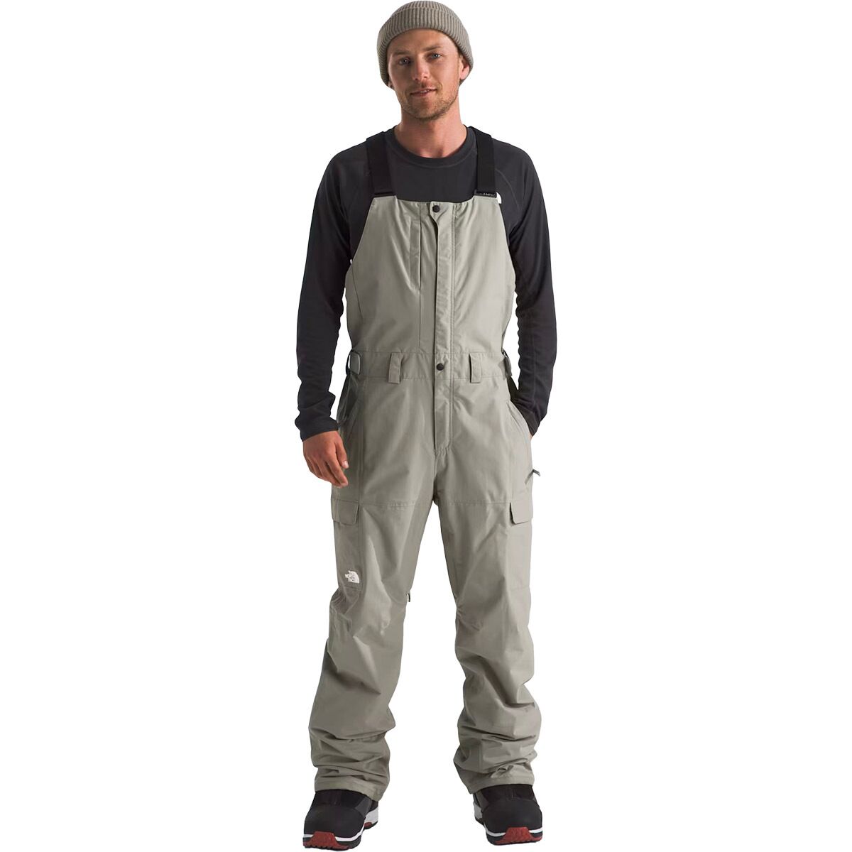 Image of The North Face Freedom Bib Pant - Men's Clay Grey, S/Reg