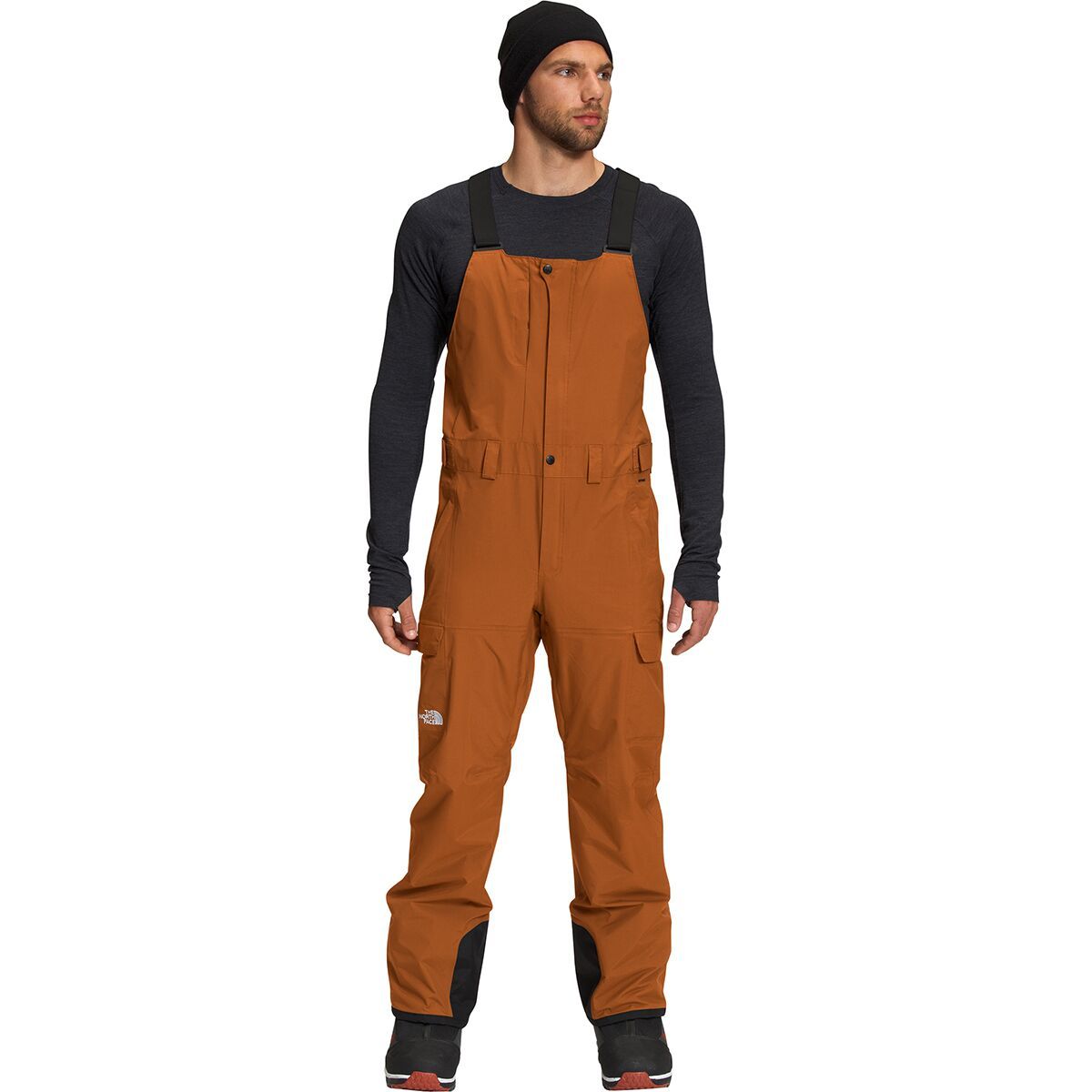 The North Face Freedom Bib Pant - Men's Leather Brown, M/Short