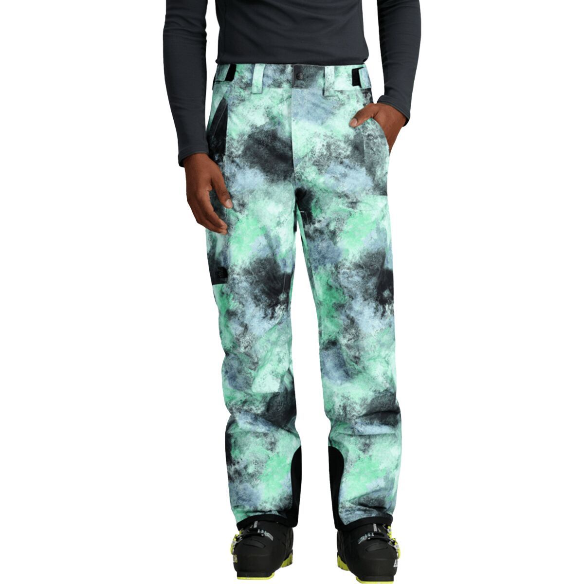 The North Face Freedom Insulated Pant - Men's Icecap Blue Faded Dye Camo Print, M/Reg