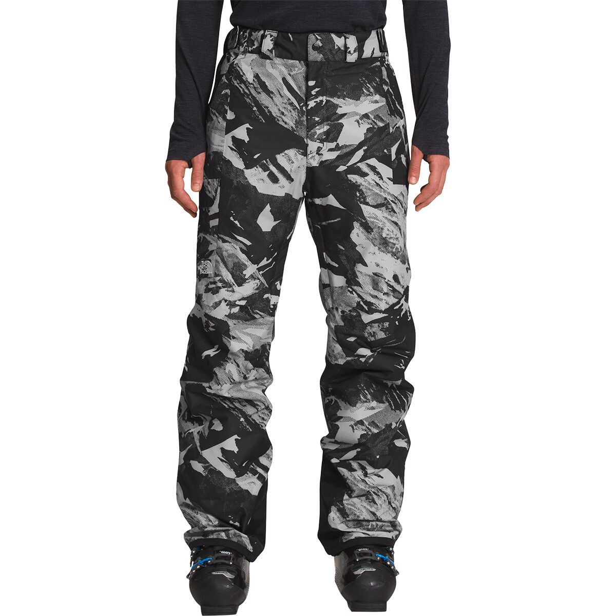 The North Face Freedom Insulated Pant - Men's TNF Black Tonal Mountainscape Print, XL/Reg