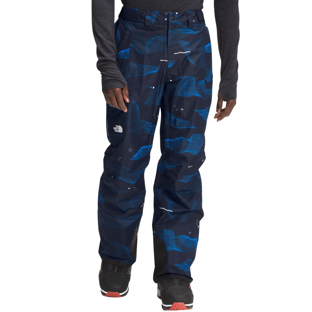 The North Face Freedom Pant - Men's Aviator Navy Binary Halfdome Print, S/Short