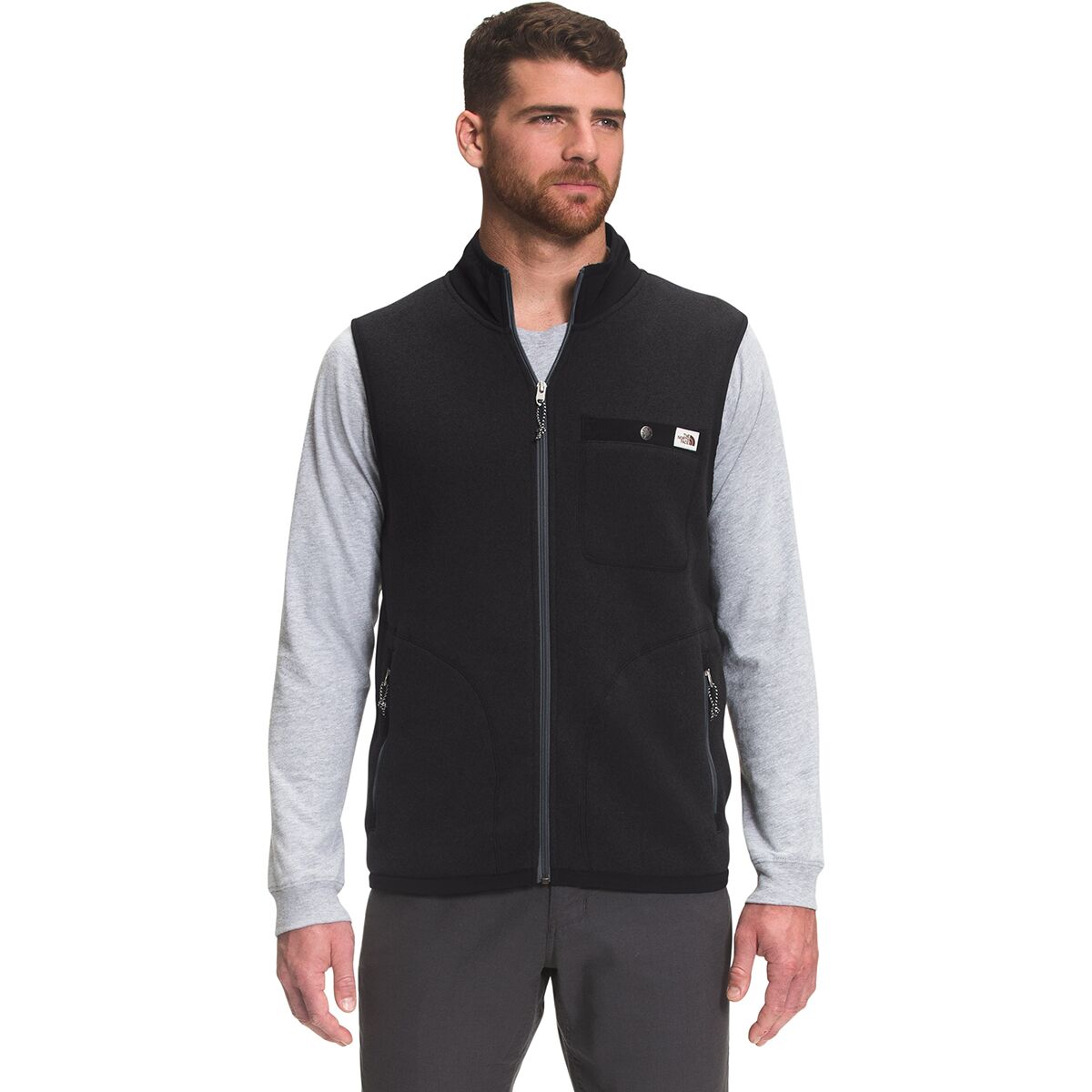 The North Face Gordon Lyons Full Zip Vest - Men's L TNF Black Heather