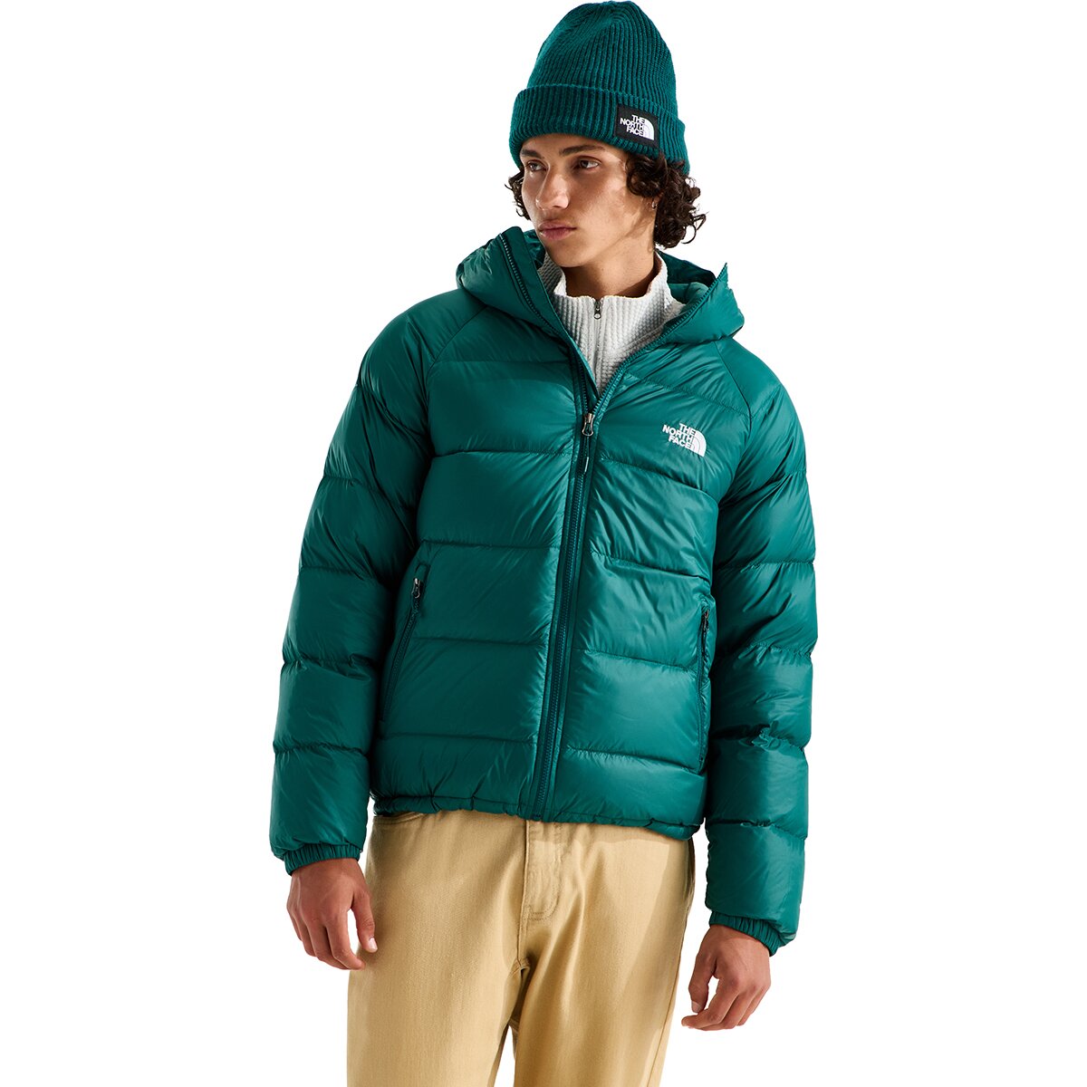 Image of The North Face Hydrenalite Down Hoodie - Men's Pacific Teal, M