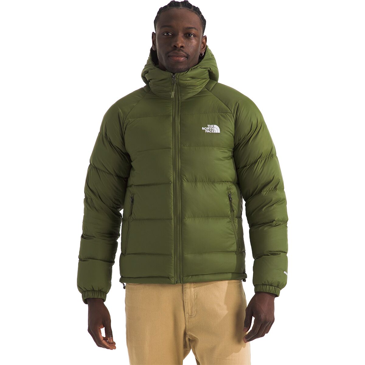 Image of The North Face Hydrenalite Down Hoodie - Men's Woodland Green, L