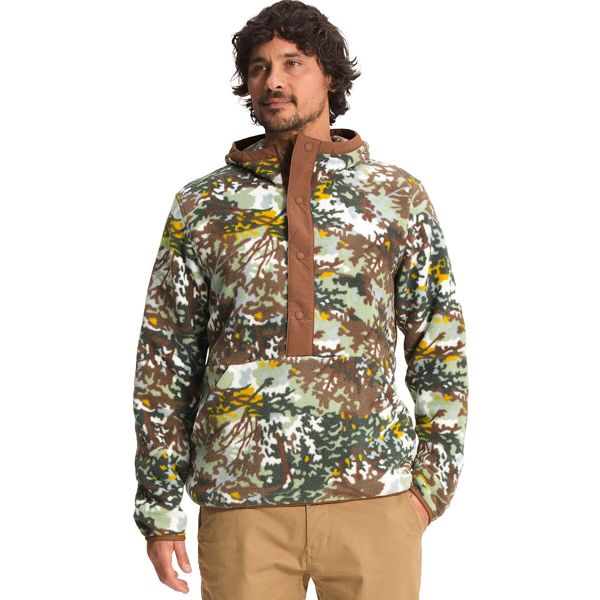 The North Face Printed Carbondale 1/4 Snap Jacket - Men's