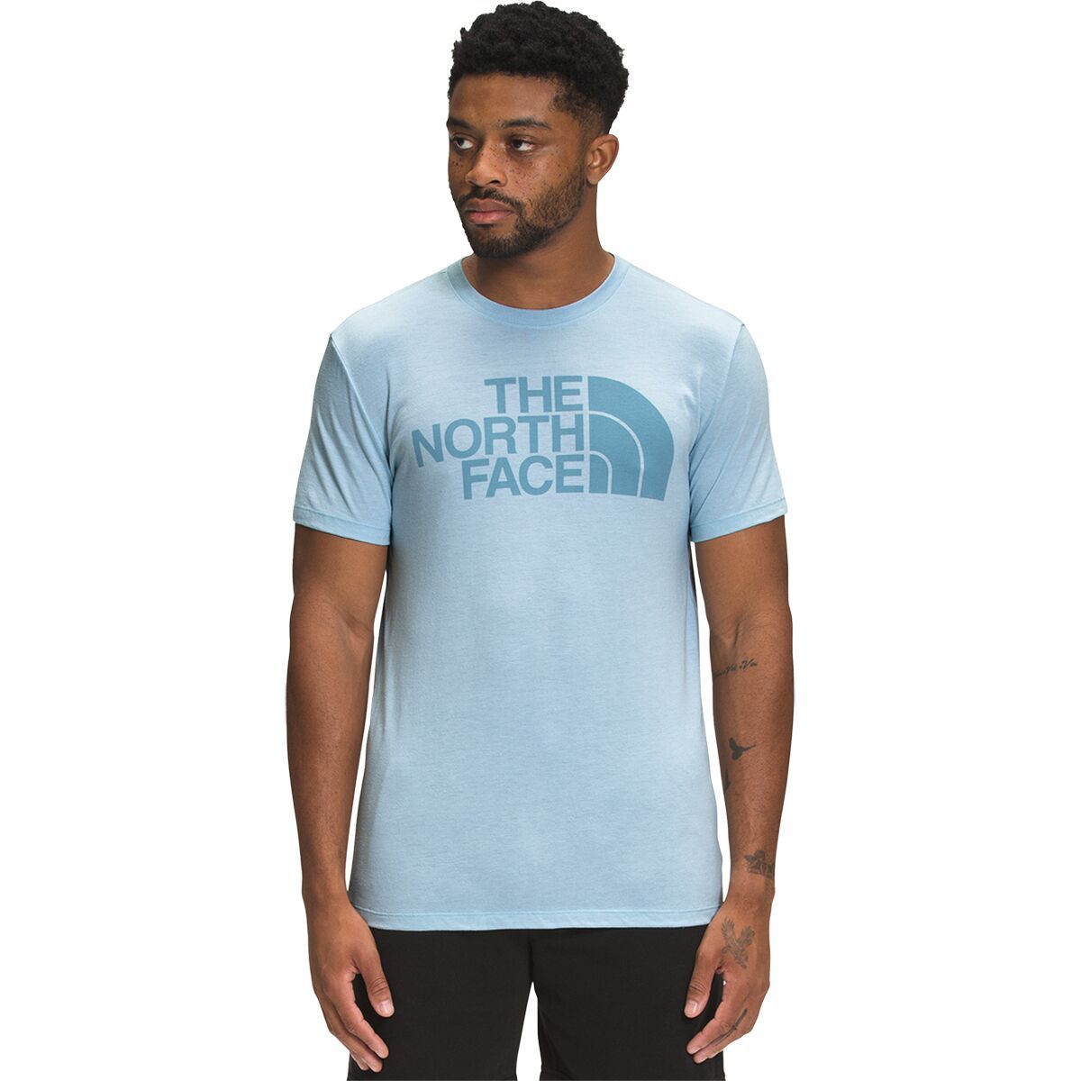 The North Face Half Dome Tri-Blend T-Shirt - Men's Beta Blue Heather, 3XL