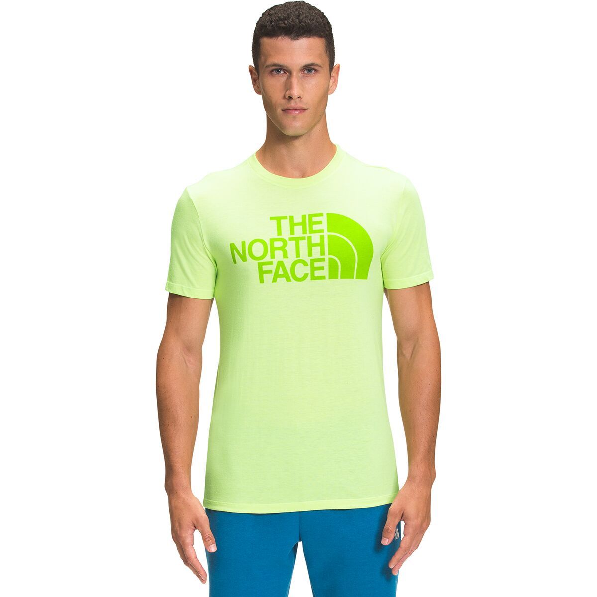The North Face Half Dome Tri-Blend T-Shirt - Men's Sharp Green Heather, 3XL