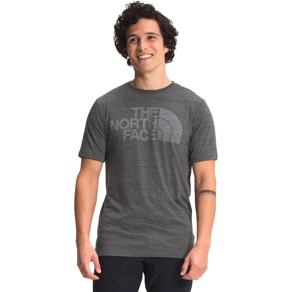 The North Face Half Dome Tri-Blend T-Shirt - Men's TNF Dark Grey Heather, XS
