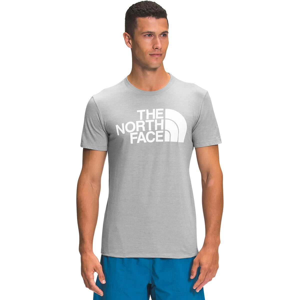 The North Face Half Dome Tri-Blend T-Shirt - Men's TNF Light Grey Heather, 3XL
