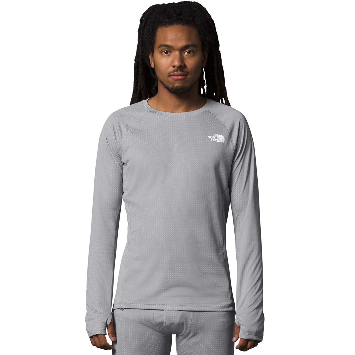 The North Face Summit DotKnit Crew - Men's Meld Grey, XXL