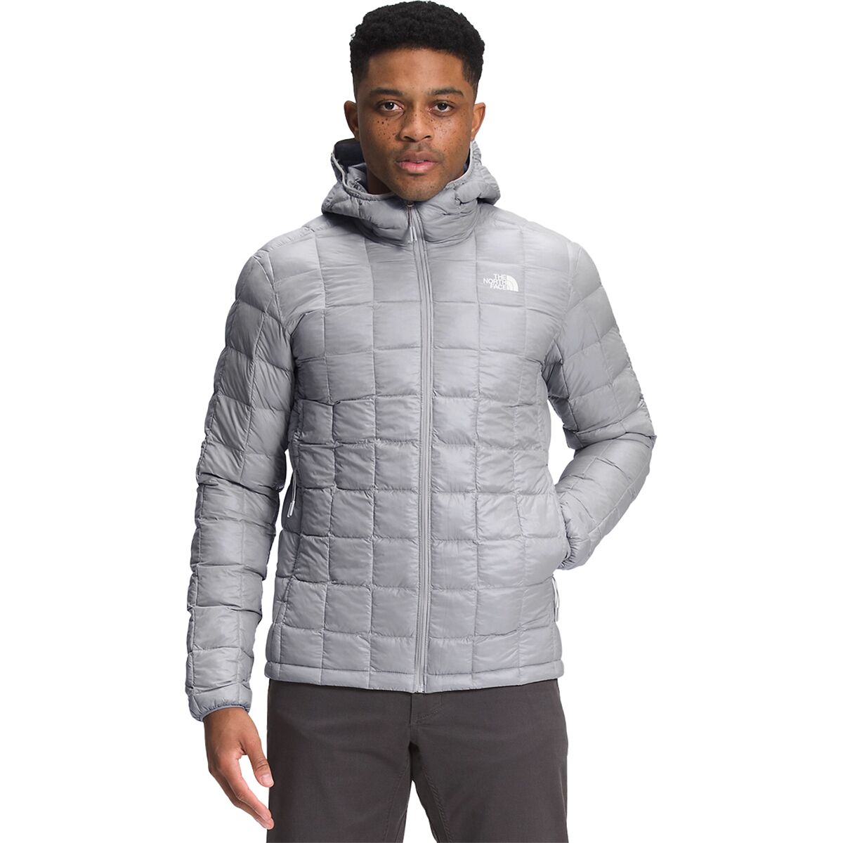 Image of The North Face ThermoBall Eco Hoodie - Men's Meld Grey/NPF, XL