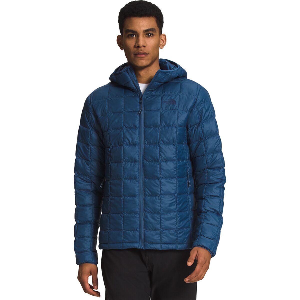 Image of The North Face ThermoBall Eco Hoodie - Men's Shady Blue/NPF, XXL