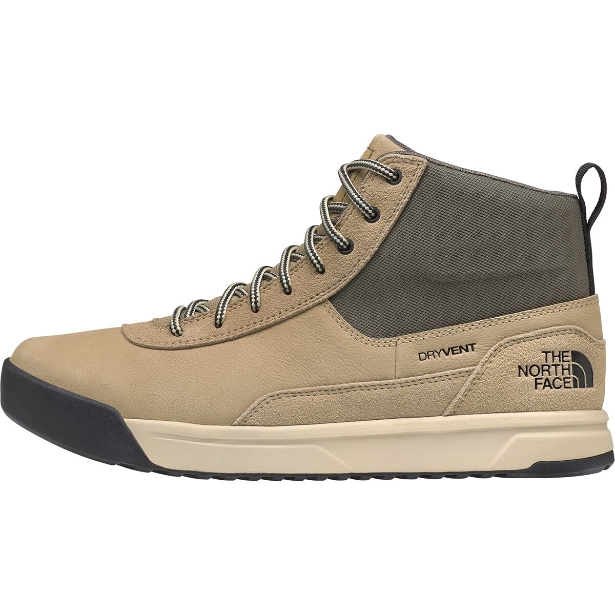 Image of The North Face Larimer Mid Waterproof Boot - Men's Khaki Stone/New Taupe Green, 12.0