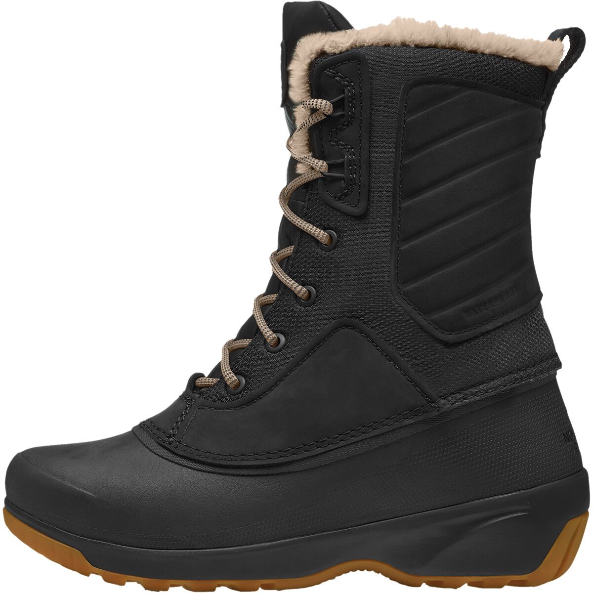 Image of The North Face Shellista IV Mid Waterproof Boot - Women's TNF Black/TNF Black, 6.0