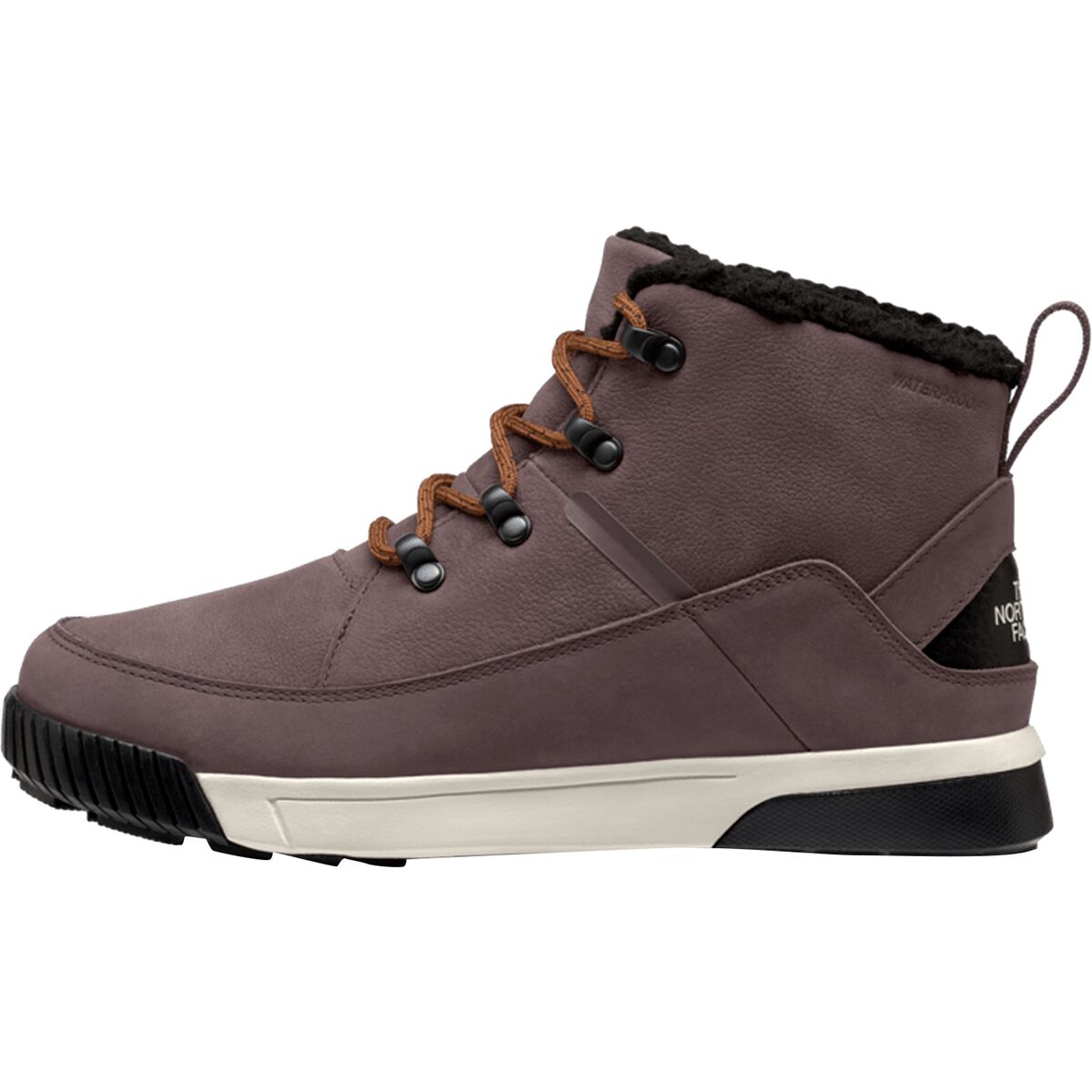 Image of The North Face Sierra Mid Lace Waterproof Boot - Women's Tawny Quartz/Burnt Umber, 7.0