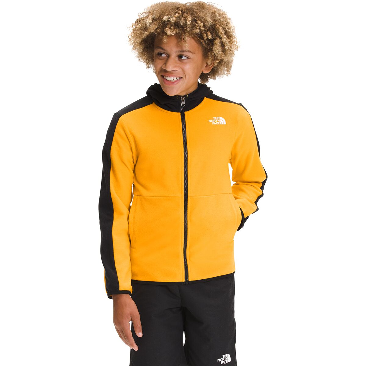 The North Face Youth Glacier Full Zip Hoodie - XL - Summit Gold
