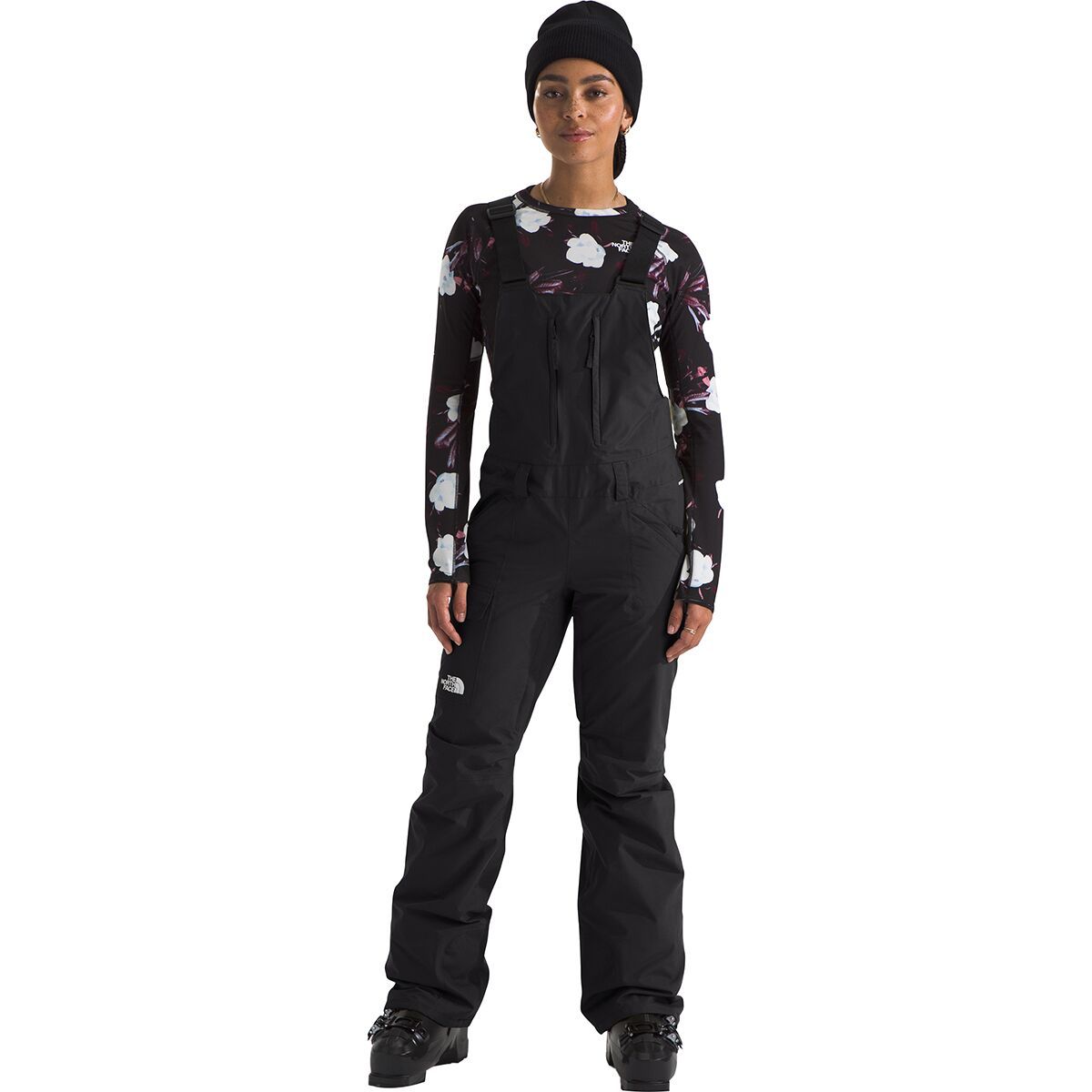 Image of The North Face Freedom Bib Pant - Women's TNF Black/NPF, M/Reg