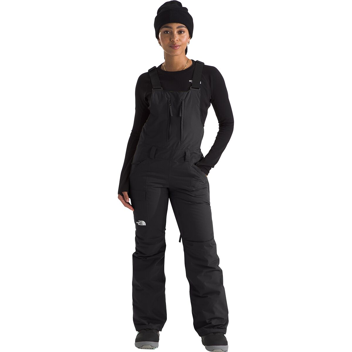 Image of The North Face Freedom Insulated Bib Pant - Women's TNF Black/NPF, S/Reg