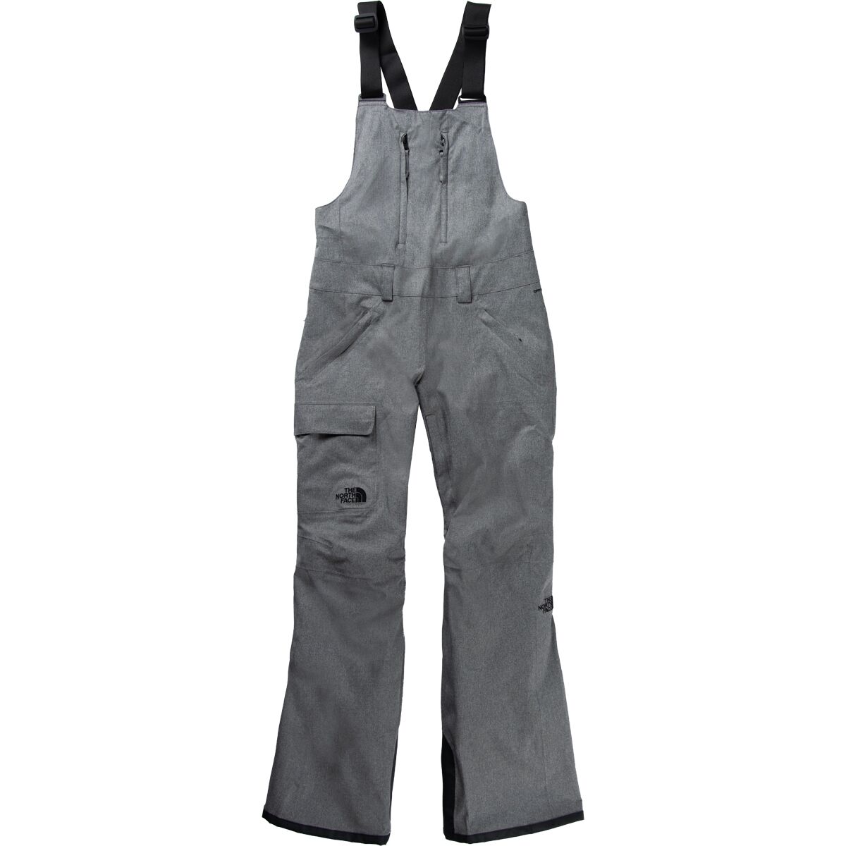 Image of The North Face Freedom Insulated Bib Pant - Women's TNF Medium Grey Heather, XL/Reg