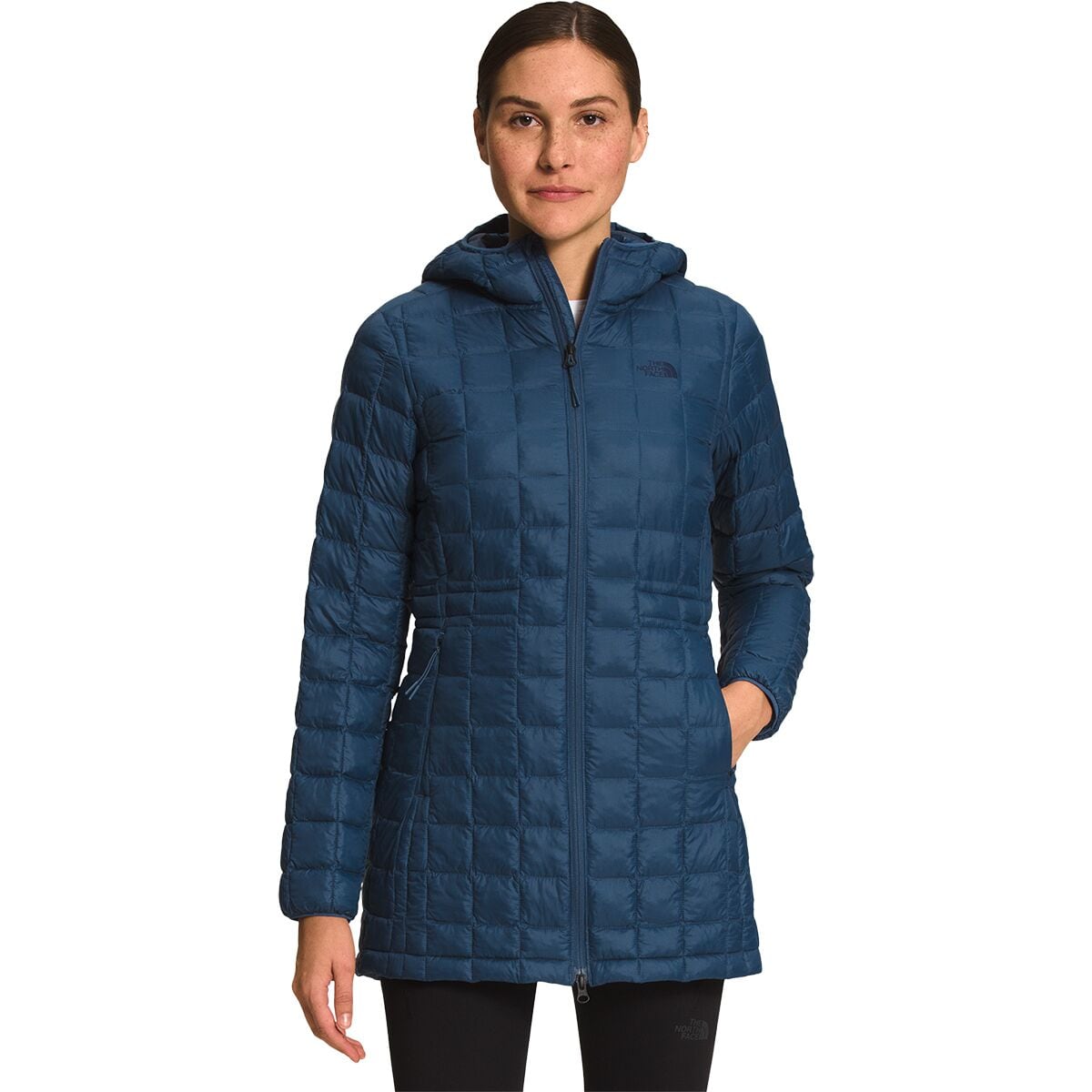 Image of The North Face ThermoBall Eco Insulated Parka - Women's Shady Blue/NPF, XS