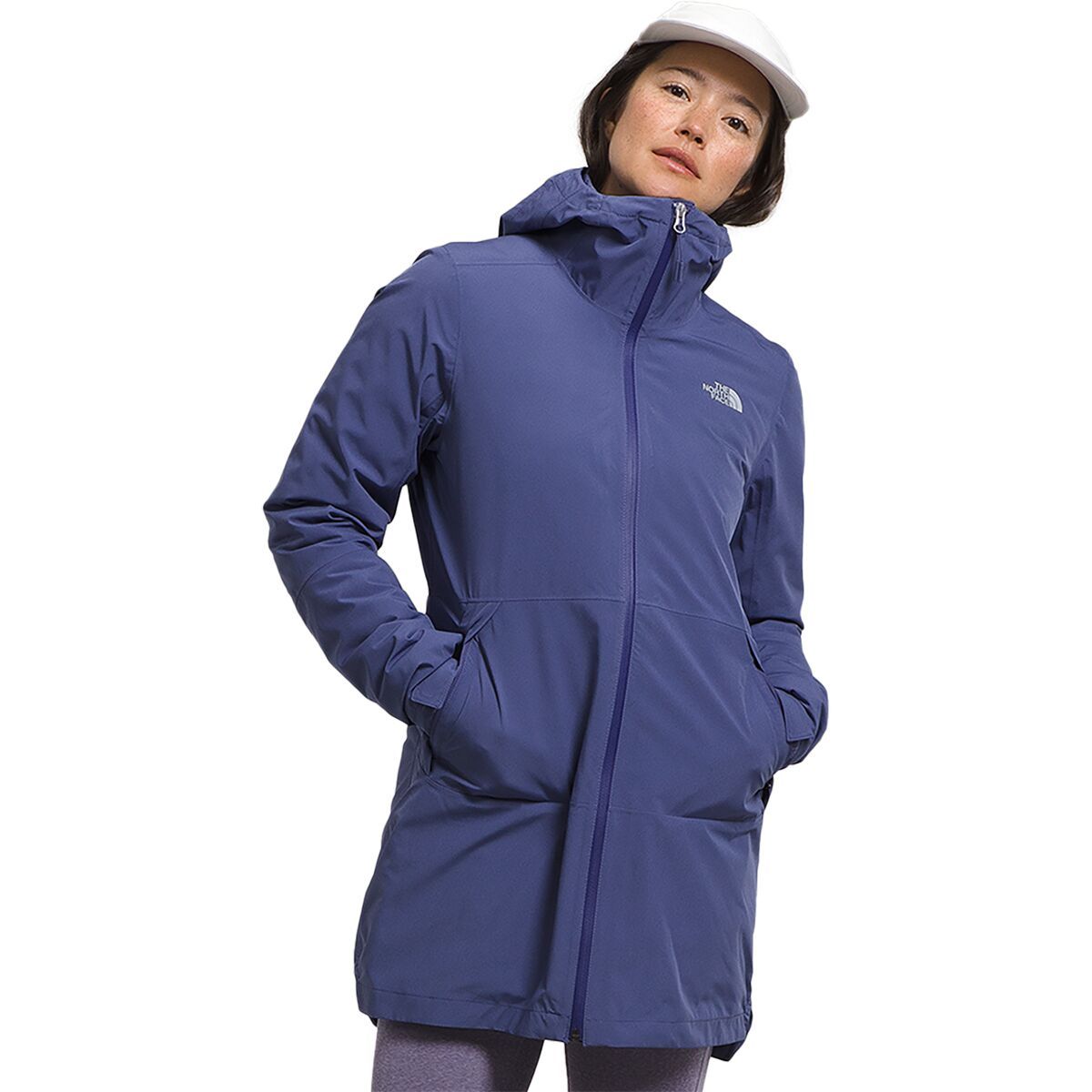 The North Face ThermoBall Eco Triclimate Parka - Women's Cave Blue, L
