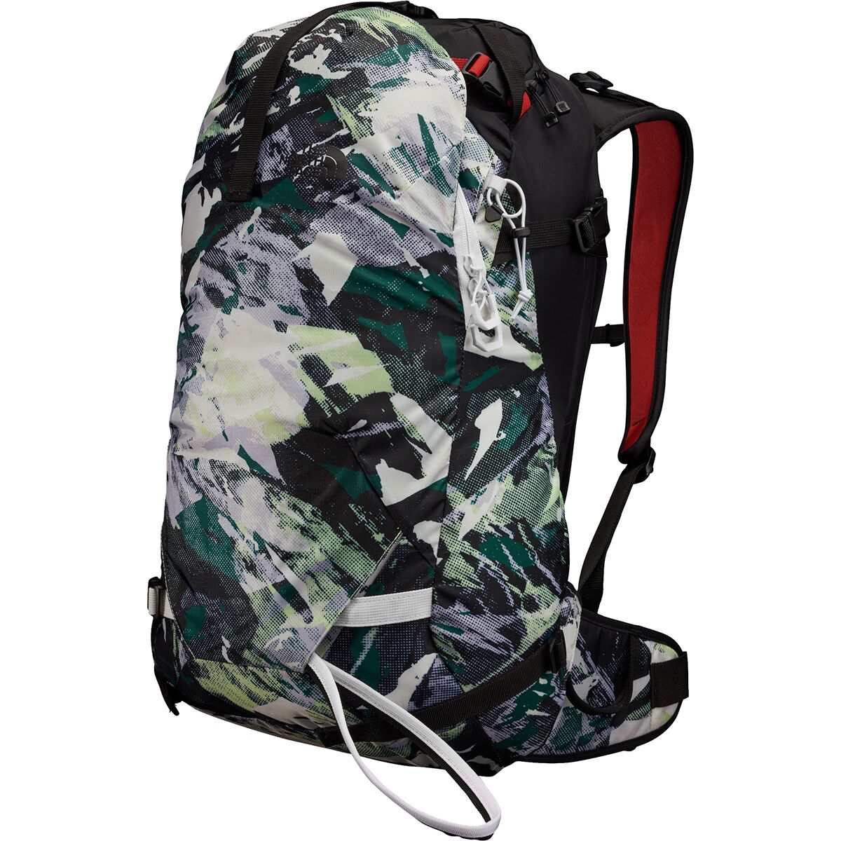 The North Face Snomad 34L Backpack Patina Green Summit Mountainscape Print, L/XL