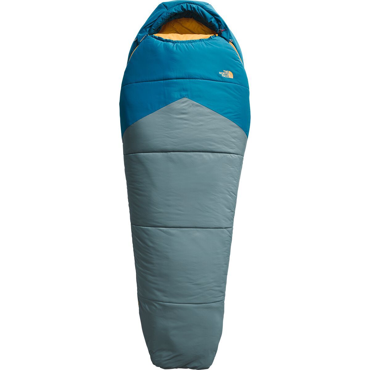 The North Face Wasatch Pro 20 Sleeping Bag: 20F Synthetic Banff Blue/Goblin Blue/NPF, Reg/Right Zip