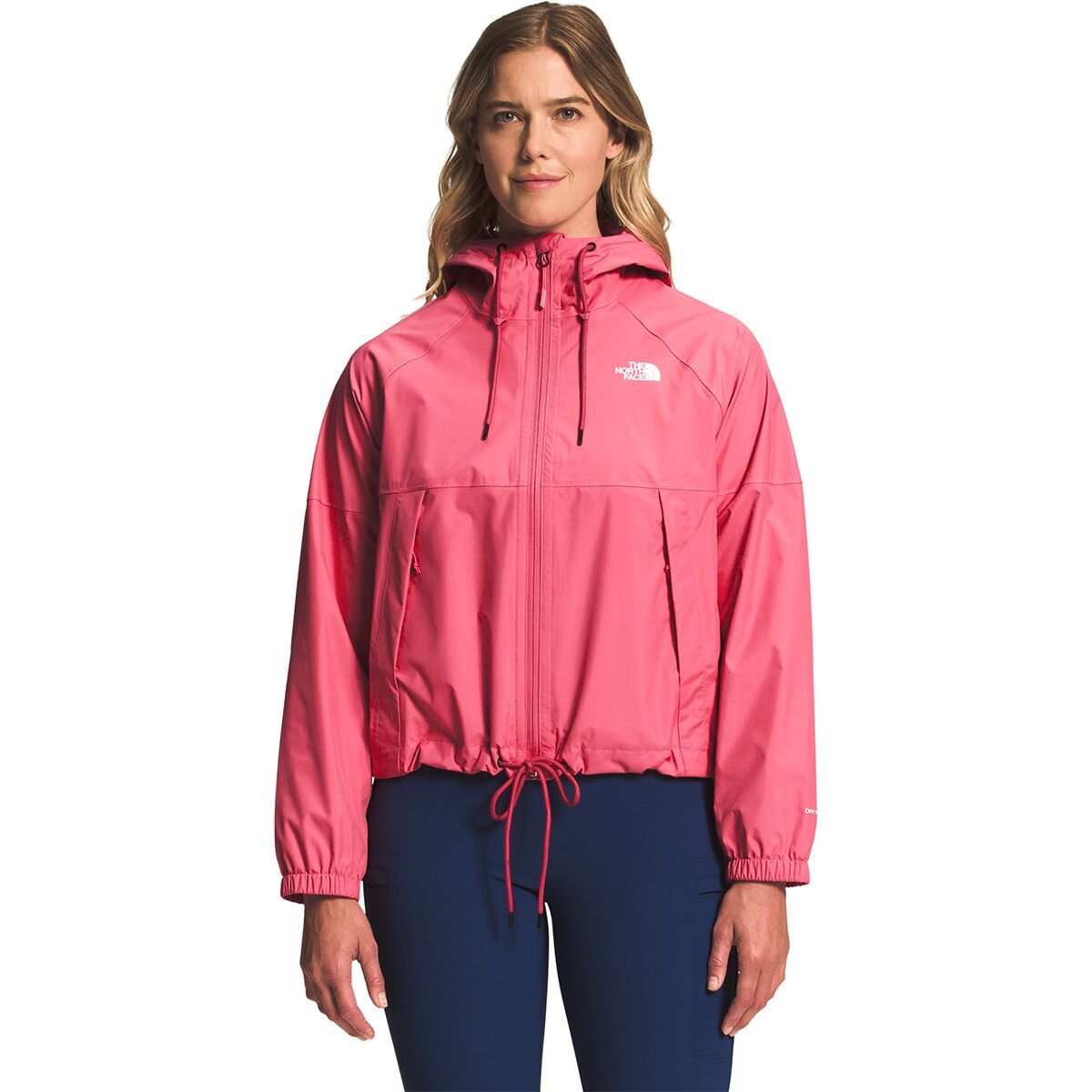 The North Face Antora Rain Hooded Jacket - Women's Cosmo Pink, XL