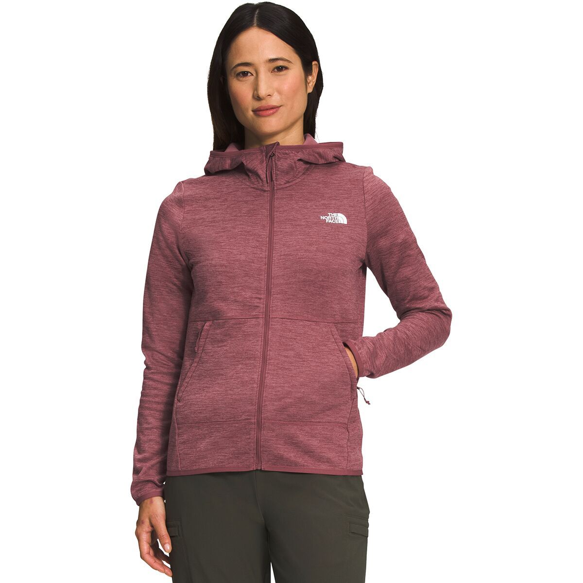 The North Face Canyonlands Hooded Jacket - Women's Wild Ginger Heather, S