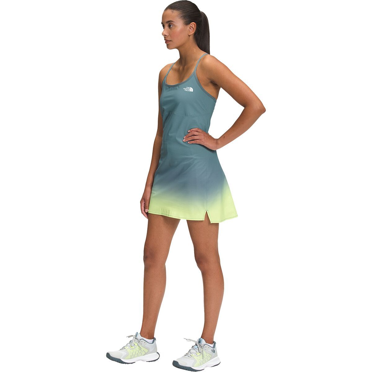 The North Face Printed Arque Hike Dress - Women's Goblin Blue Ombre Sky Print, XL