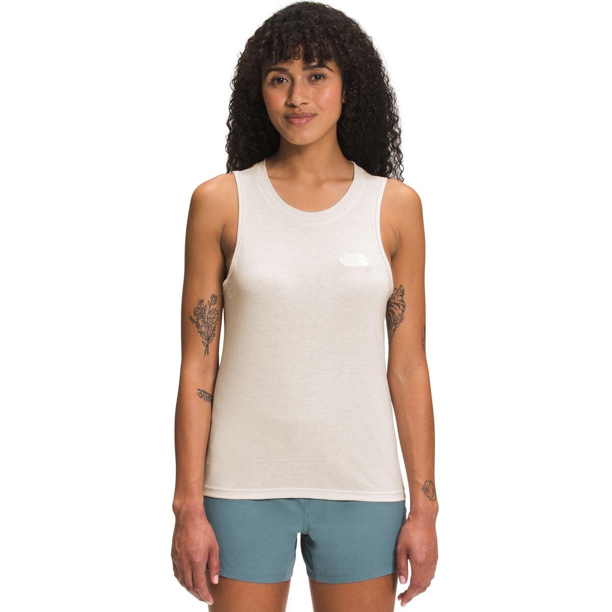 The North Face Simple Logo Tri-Blend Tank Top - Women's